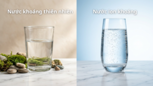 Sự khác biệt giữa nước ion khoáng với nước khoáng thiên nhiên
