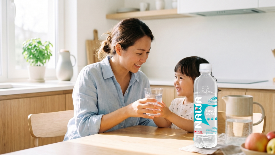 Nước ion kiềm cho trẻ em
